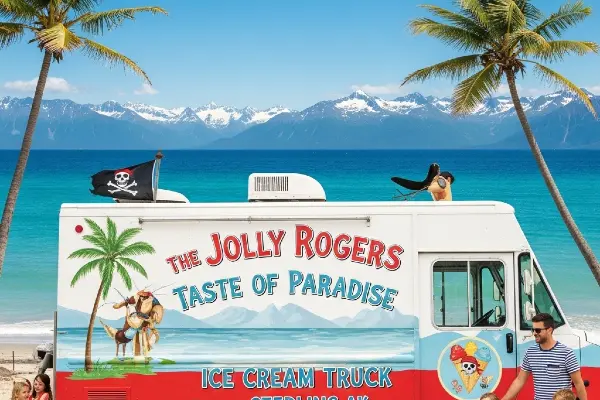 The Jolly Rogers Taste Of Paradise Ice Cream Truck Sterling Ak