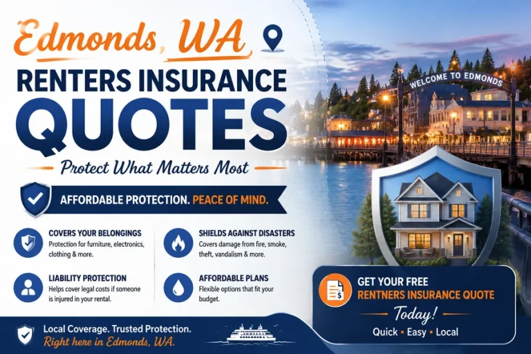 150+ Edmonds, WA Renters Insurance Quotes – Real Tips, Real Savings