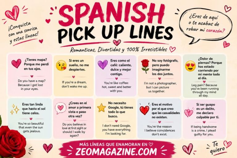 Spanish Pick Up Lines