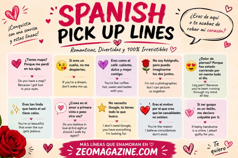 Spanish Pick Up Lines