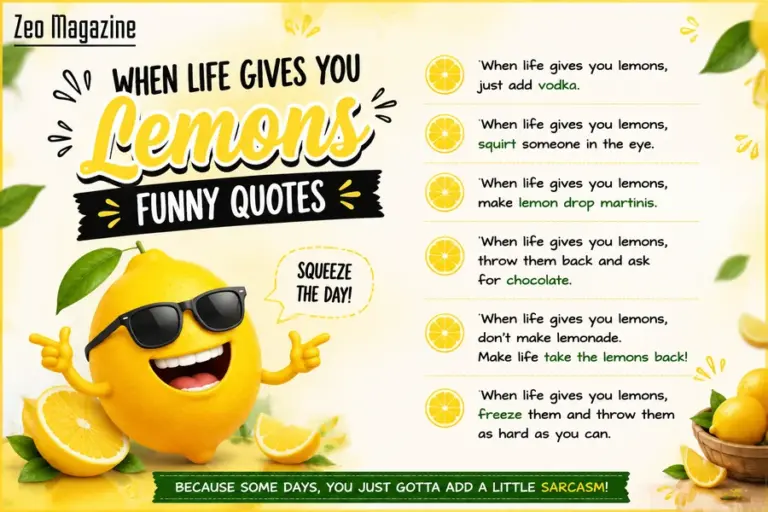 when life gives you lemons funny quotes